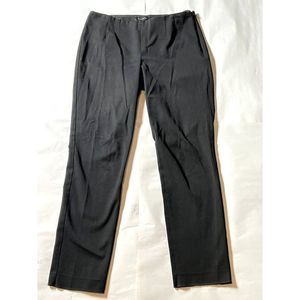 Talbots Bi Stretch Straight Leg Black Formal Business Pants Women's Size 6